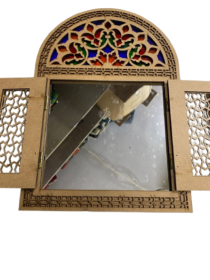 Handcrafted Wooden Decorative Gate (H-11inch × W-8inch) - Image 5