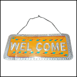 Chamakpatti Welcome Plate (W-27cm, H-15cm)