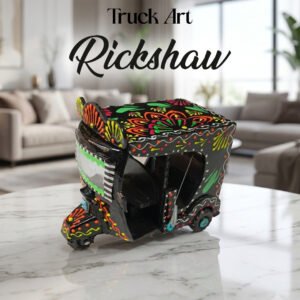 Truck Art Rickshaw (W-7cm:H-10cm:L-12.5cm)
