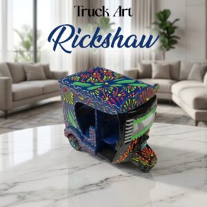 Truck Art Rickshaw (W-7cm:H-10cm:L-12.5cm)