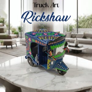Truck Art Rickshaw (W-7cm:H-10cm:L-12.5cm)