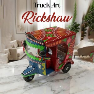 Truck Art Rickshaw (W-7cm:H-10cm:L-12.5cm)