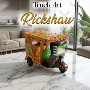 Truck Art Rickshaw (W-7cm:H-10cm:L-12.5cm)