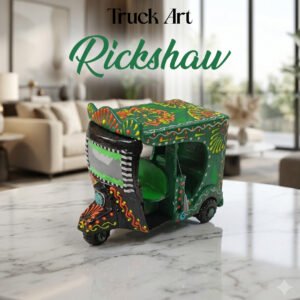 Truck Art Rickshaw (W-7cm:H-10cm:L-12.5cm)