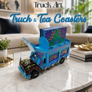 Truck Art Truck & Tea Coaster Set Of 6