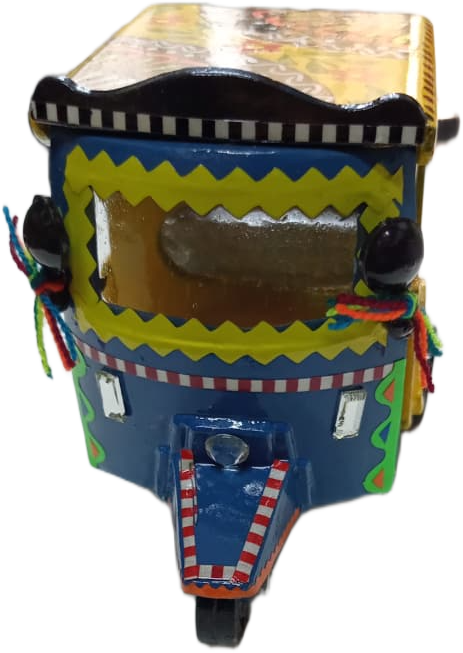 Truck Art Rickshaw (W-7cm:H-10cm:L-12.5cm) - Image 5
