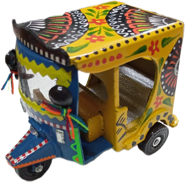 Truck Art Rickshaw (W-7cm:H-10cm:L-12.5cm) - Image 6