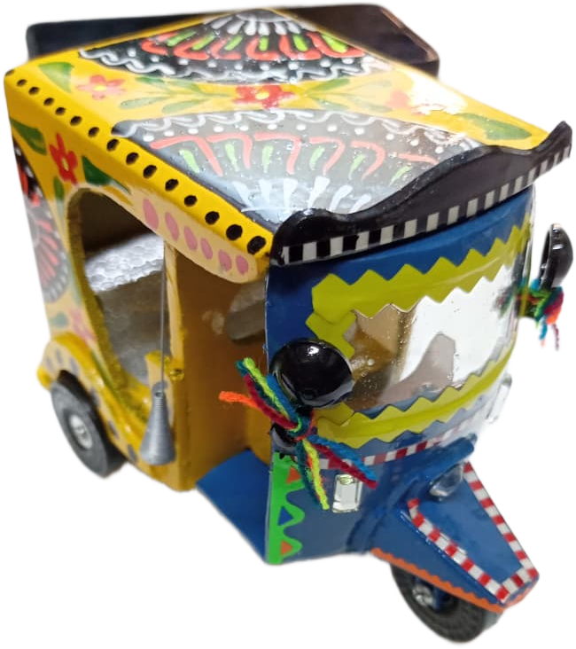 Truck Art Rickshaw (W-7cm:H-10cm:L-12.5cm) - Image 7