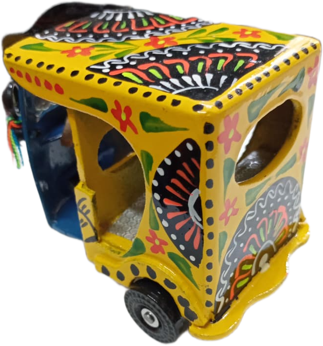 Truck Art Rickshaw (W-7cm:H-10cm:L-12.5cm) - Image 8