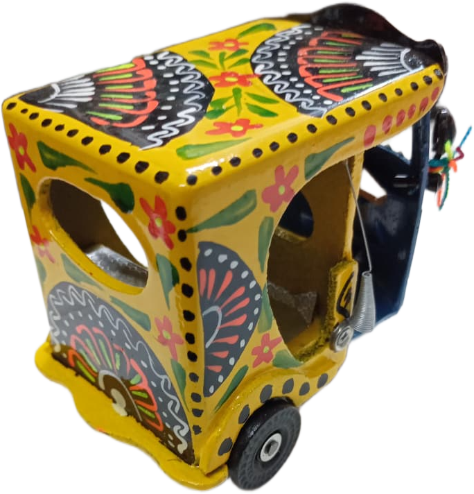 Truck Art Rickshaw (W-7cm:H-10cm:L-12.5cm) - Image 9