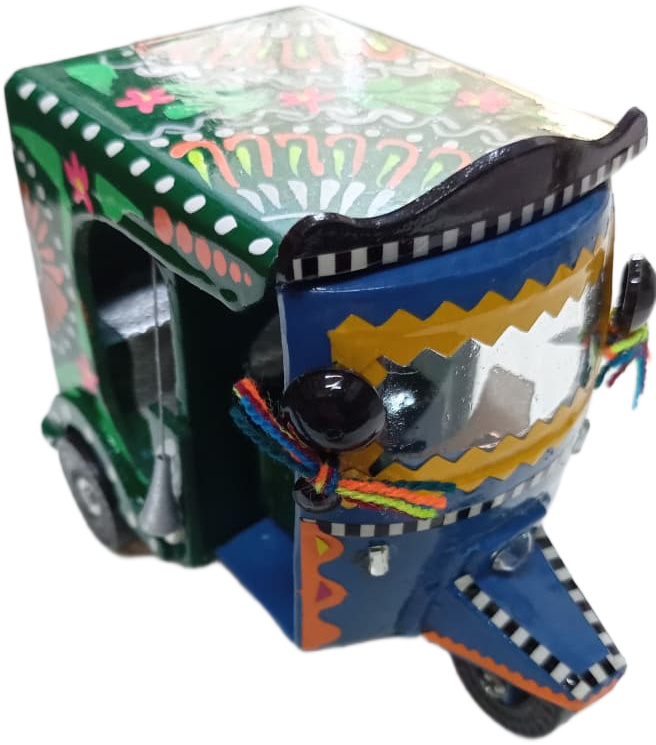 Truck Art Rickshaw (W-7cm:H-10cm:L-12.5cm) - Image 7