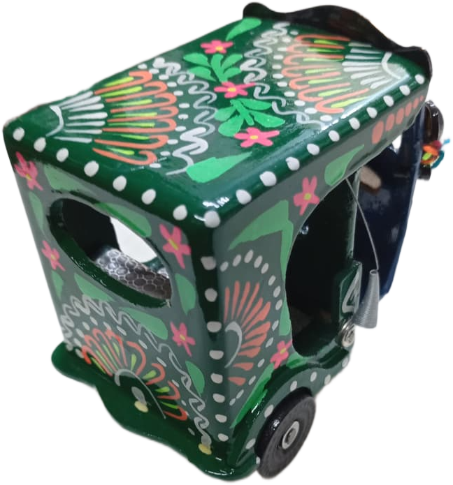 Truck Art Rickshaw (W-7cm:H-10cm:L-12.5cm) - Image 9