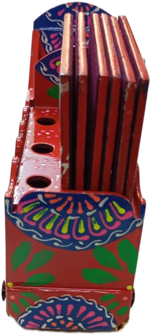 Truck Art Truck & Tea Coaster Set Of 6 - Image 7