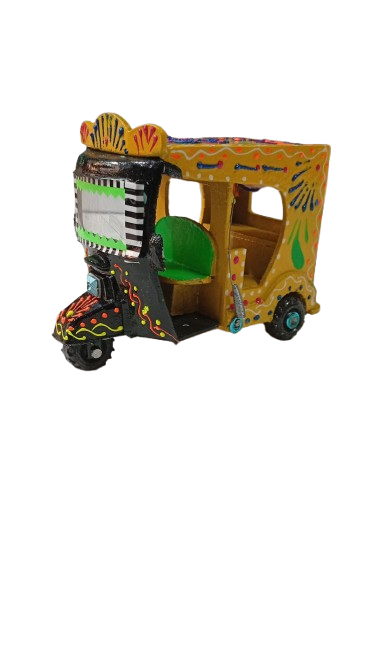 Truck Art Rickshaw (W-7cm:H-10cm:L-12.5cm) - Image 7