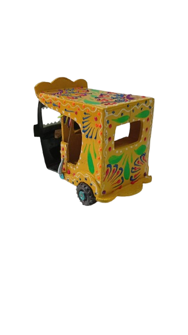 Truck Art Rickshaw (W-7cm:H-10cm:L-12.5cm) - Image 9