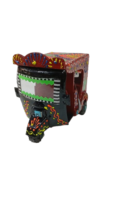 Truck Art Rickshaw (W-7cm:H-10cm:L-12.5cm) - Image 7