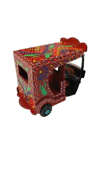 Truck Art Rickshaw (W-7cm:H-10cm:L-12.5cm) - Image 9
