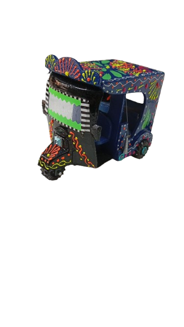 Truck Art Rickshaw (W-7cm:H-10cm:L-12.5cm) - Image 6