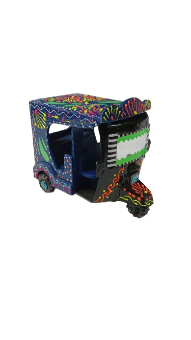 Truck Art Rickshaw (W-7cm:H-10cm:L-12.5cm) - Image 7