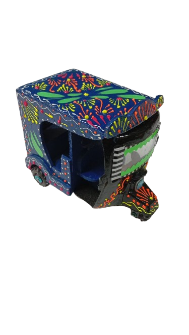 Truck Art Rickshaw (W-7cm:H-10cm:L-12.5cm) - Image 4