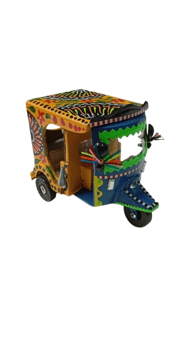 Truck Art Rickshaw (W-7cm:H-10cm:L-12.5cm) - Image 5