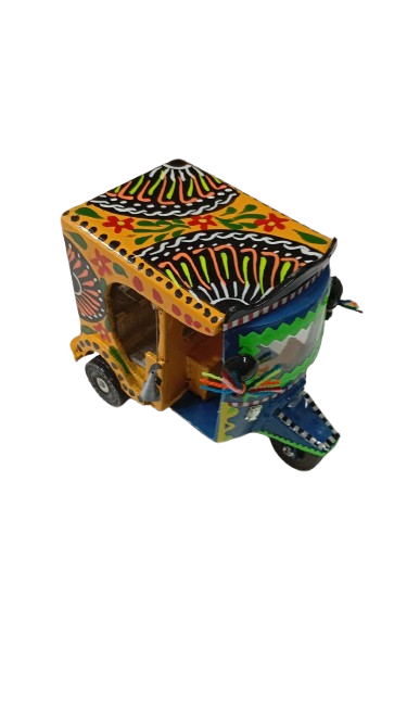 Truck Art Rickshaw (W-7cm:H-10cm:L-12.5cm) - Image 6