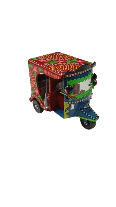 Truck Art Rickshaw (W-7cm:H-10cm:L-12.5cm) - Image 6