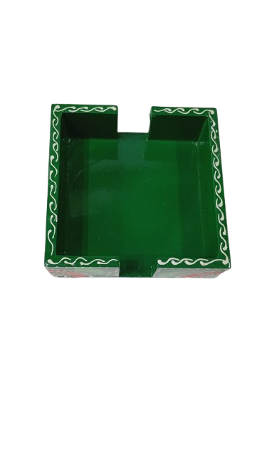 Truck Art Tea Coaster Set of 6 with Holder – Handmade Traditional Pakistani Design - Image 8