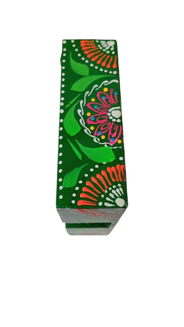 Truck Art Tea Coaster Set of 6 with Holder – Handmade Traditional Pakistani Design - Image 9