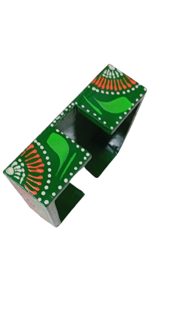 Truck Art Tea Coaster Set of 6 with Holder – Handmade Traditional Pakistani Design - Image 10