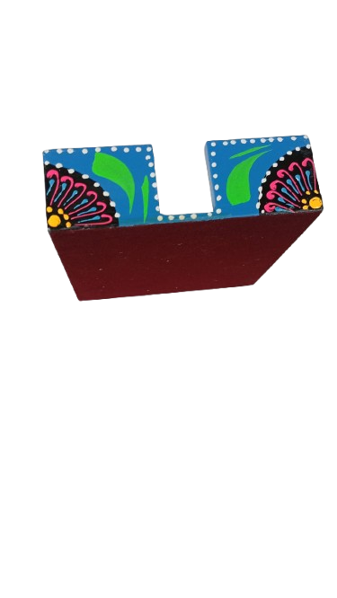 Truck Art Tea Coaster Set of 6 with Holder – Handmade Traditional Pakistani Design - Image 8