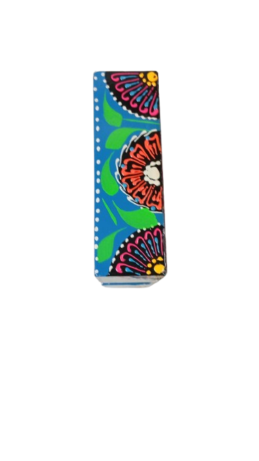 Truck Art Tea Coaster Set of 6 with Holder – Handmade Traditional Pakistani Design - Image 9