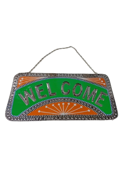 Chamakpatti Welcome Plate (W-29cm, H-15cm) - Image 3