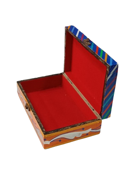 Chamakpatti Box: Real Truck Art Design for Storage and Decoration (W-20, H-12.5 cm) - Image 9