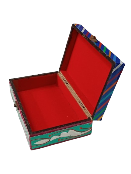 Chamakpatti Box: Real Truck Art Design for Storage and Decoration (W-20, H-12.5 cm) - Image 9