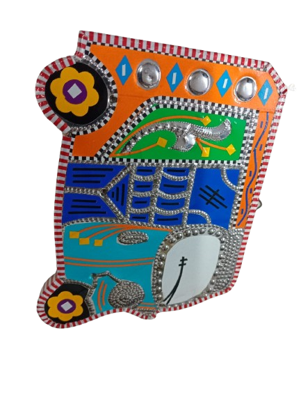 Rickshaw Wall Hanging (W-18cm, H-13cm) - Image 5