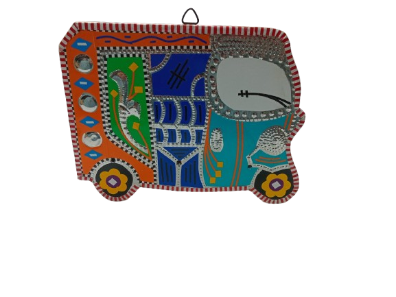Rickshaw Wall Hanging (W-18cm, H-13cm) - Image 6
