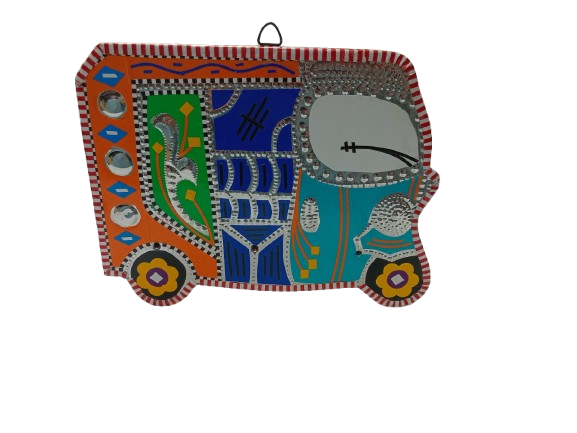 Rickshaw Wall Hanging (W-18cm, H-13cm) - Image 7