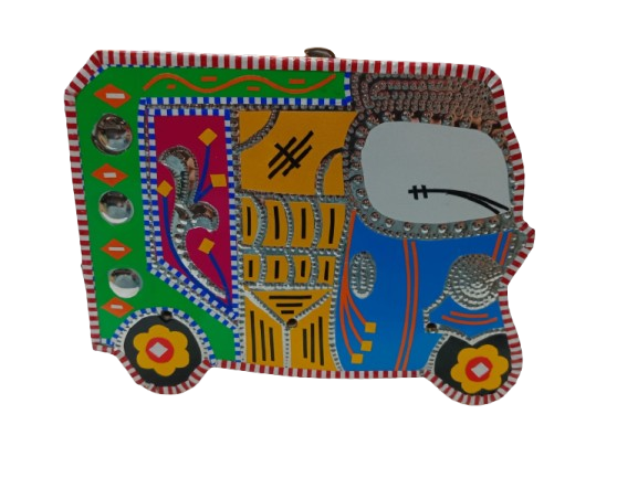 Rickshaw Wall Hanging (W-18cm, H-13cm) - Image 8