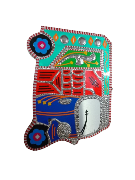 Rickshaw Wall Hanging (W-18cm, H-13cm) - Image 3