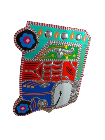 Rickshaw Wall Hanging (W-18cm, H-13cm) - Image 5