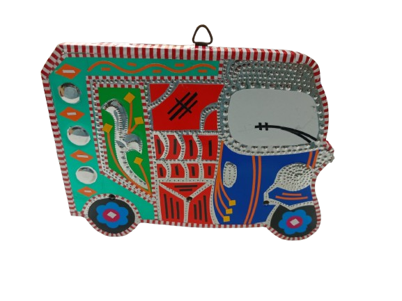 Rickshaw Wall Hanging (W-18cm, H-13cm) - Image 6