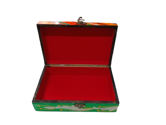 Chamakpatti Box: Real Truck Art Design for Storage and Decoration (W-20, H-12.5 cm) - Image 4