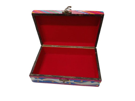 Chamakpatti Box: Real Truck Art Design for Storage and Decoration (W-20, H-12.5 cm) - Image 5