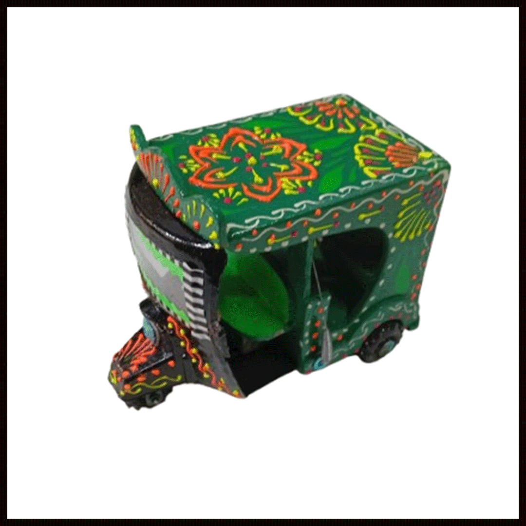 Truck Art Rickshaw (W-7cm:H-10cm:L-12.5cm) - Image 4