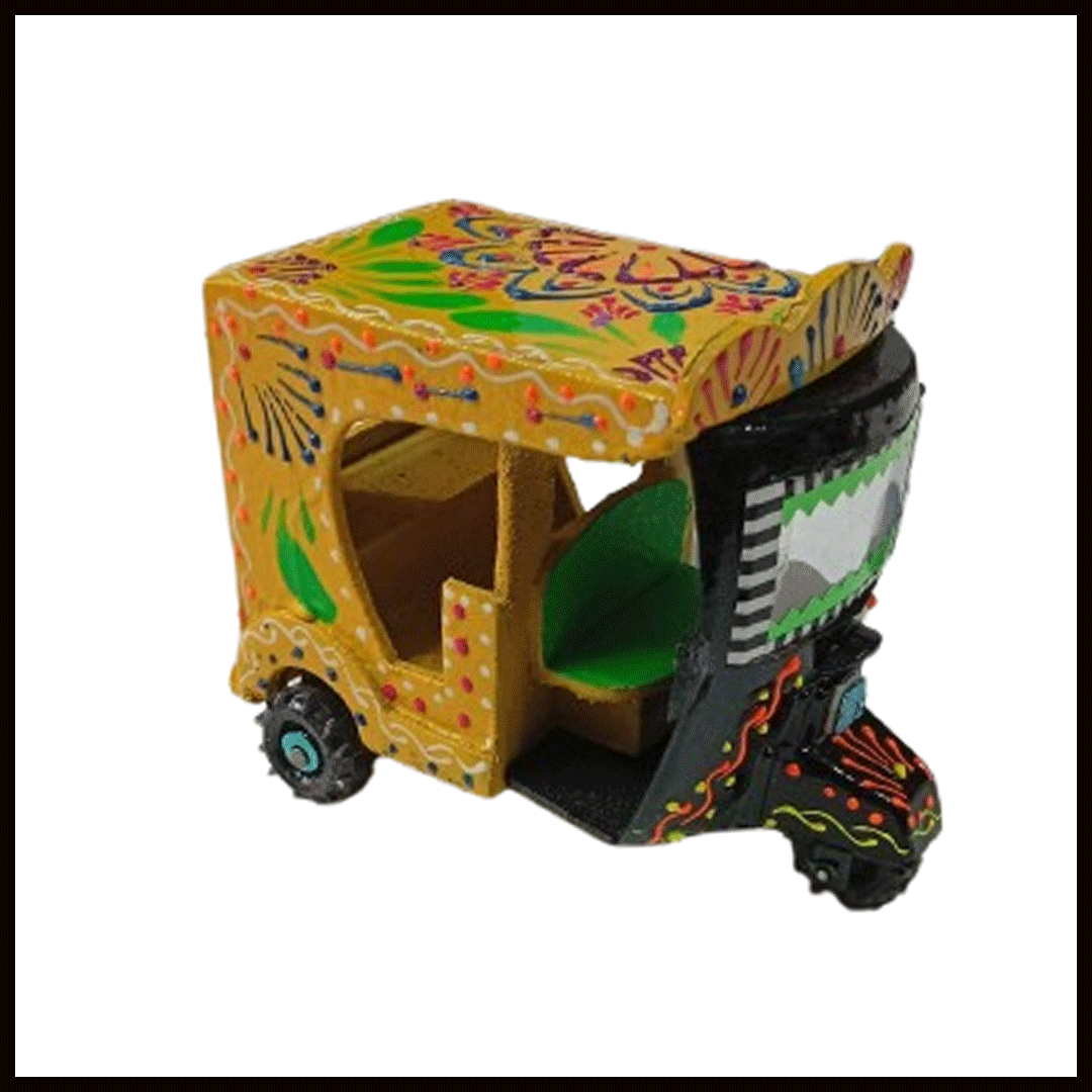 Truck Art Rickshaw (W-7cm:H-10cm:L-12.5cm) - Image 4