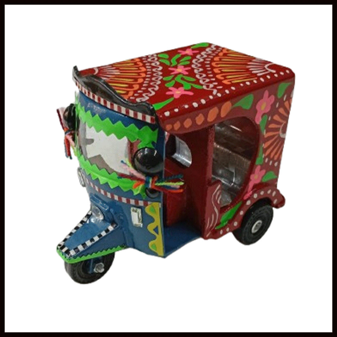 Truck Art Rickshaw (W-7cm:H-10cm:L-12.5cm) - Image 5