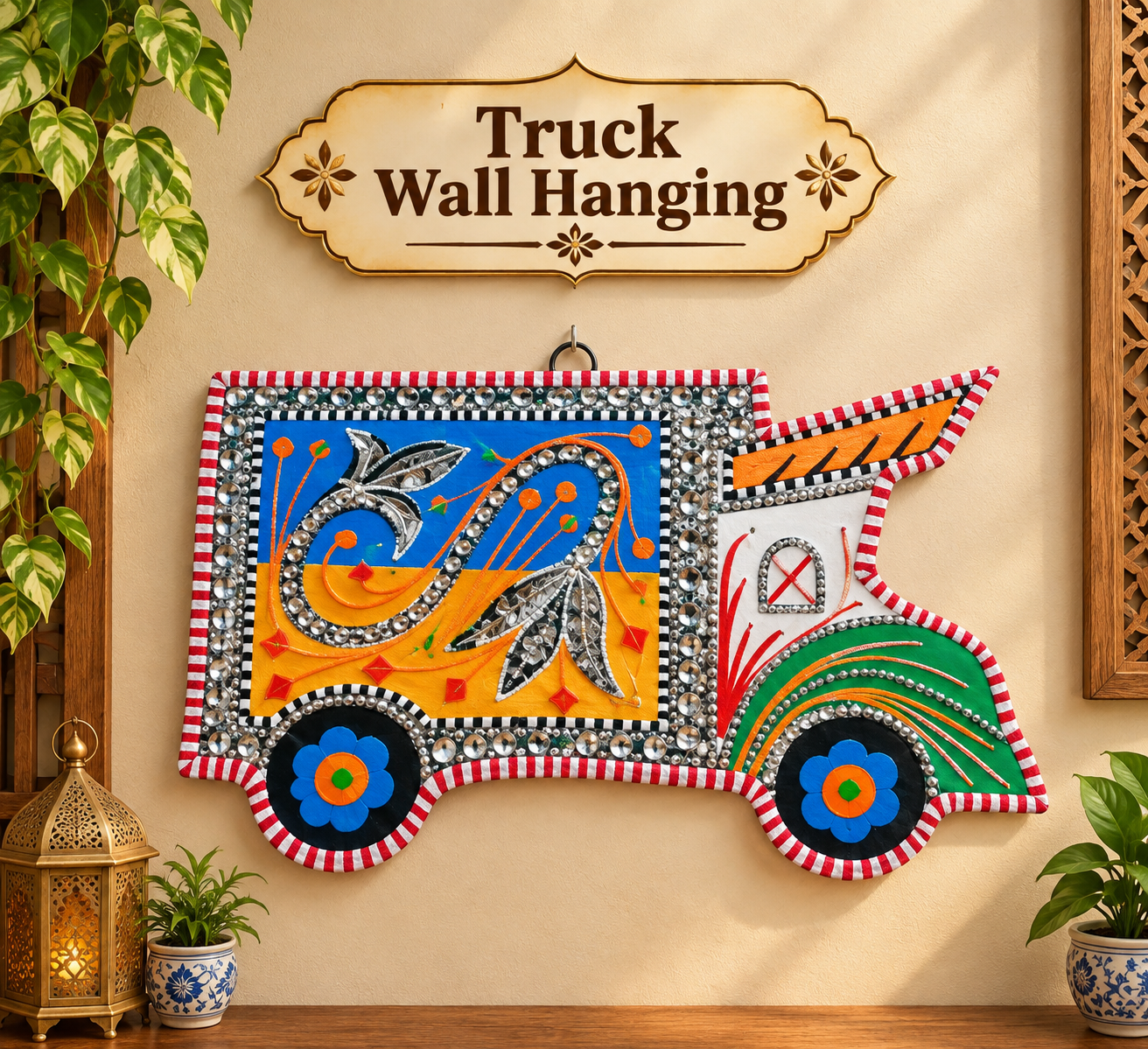 Truck Wall Hanging (W-20cm, H-11.5cm)