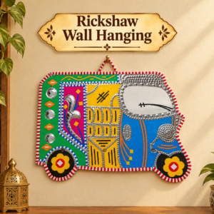 Rickshaw Wall Hanging (W-18cm, H-13cm)