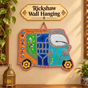Rickshaw Wall Hanging (W-18cm, H-13cm)